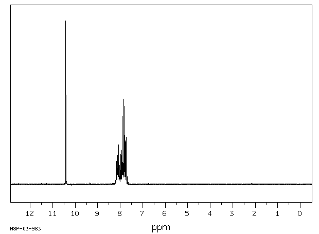 ЯМР-спектр о-нитробензальдегида